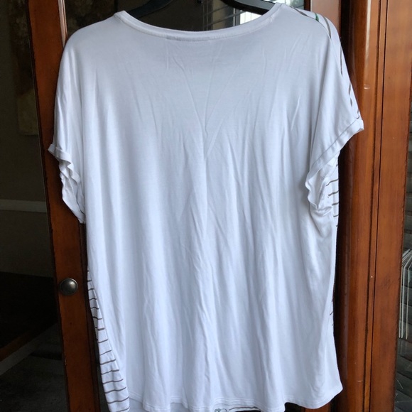 Apt.9 Stripes T Shirt Size XL - Picture 4 of 5
